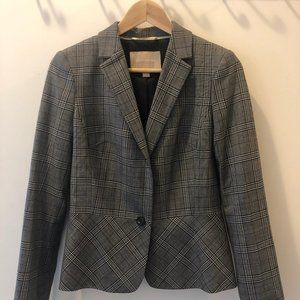 Check BR Suit with Peplum Detail (Fits Size 6)